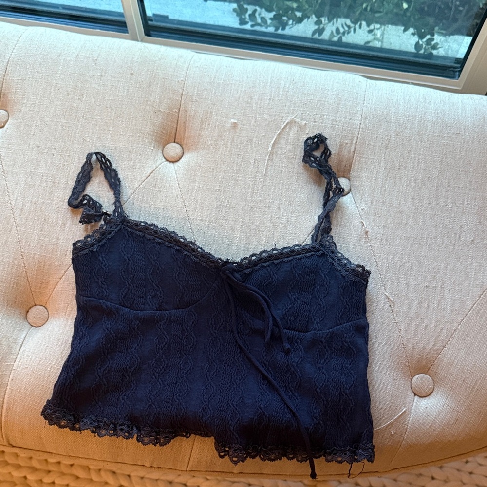 Edikted Black Lace Tank Top